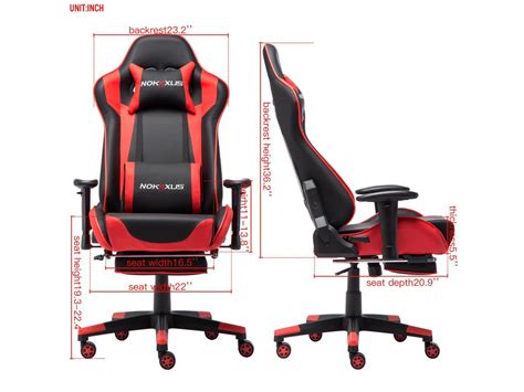 Nokaxus is one of the top 3 gaming chair manufacture, now coming to us with new design and popular functions. Nokaxus Gaming Chair Large Size High-Back Ergonomic Racing ...