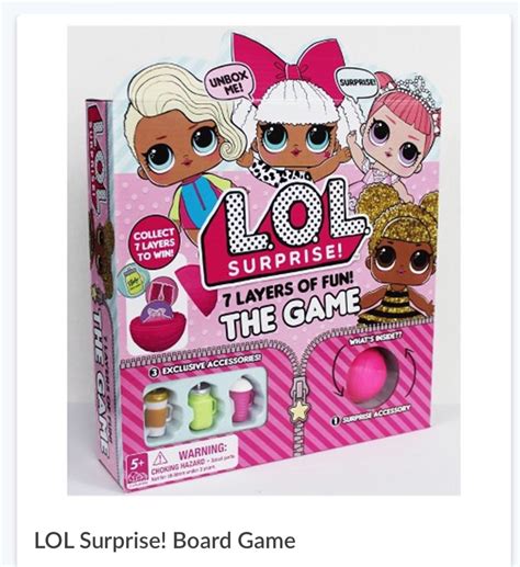 Con el nuevo juego de mesa de lol surprise, descubrirás muchas sorpresas, una experiencia única de juego y accesorios exclusivos. Lol Surprise L O L 7 Capas De Diversión Juego Y Accesorios - $ 599.00 en Mercado Libre