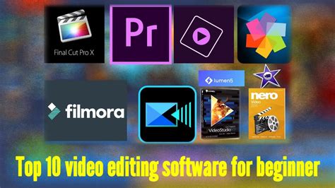 Top 10 video editing software||new video editing apps for beginners