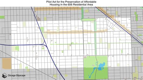 Chicago Cityscape Map Of Building Projects Properties And