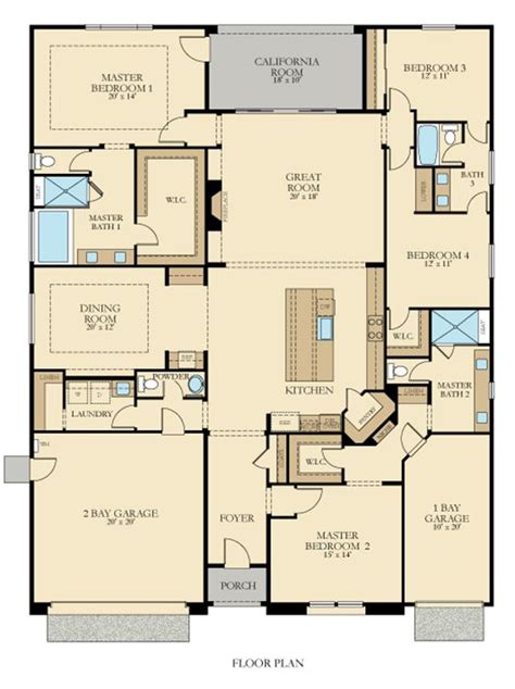 House Plans 2 Master Suites Single Story Aspects Of Home Business