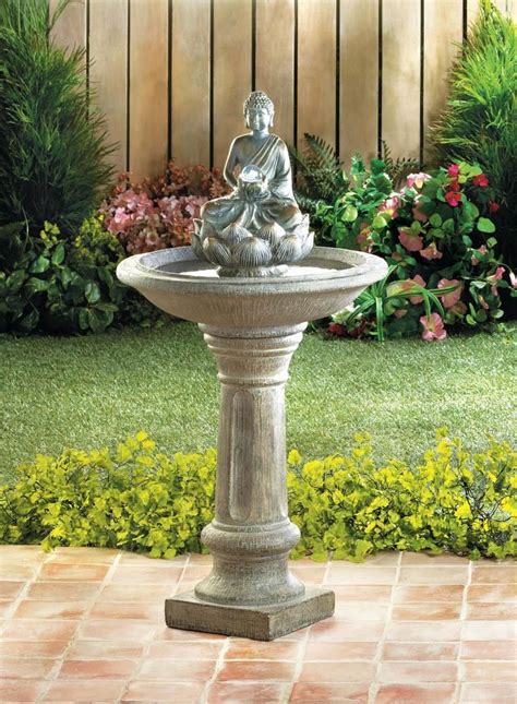 Buddha Pedestal Water Fountain Water Fountains Outdoor Indoor Water