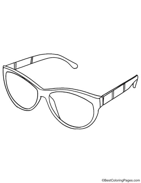 Decorate the plain template with your own style or print out any of the six colored templates for. Sunglasses coloring page | Download Free Sunglasses ...