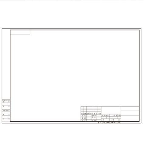 A1 A2 A3 A4 Drawing Paper Frameless Engineering Drawing Paper Framed