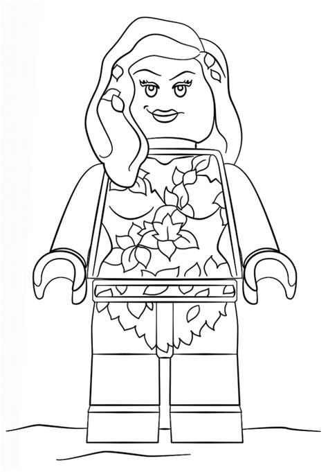 Poison Ivy Coloring Pages For Quick Usage Educative Printable