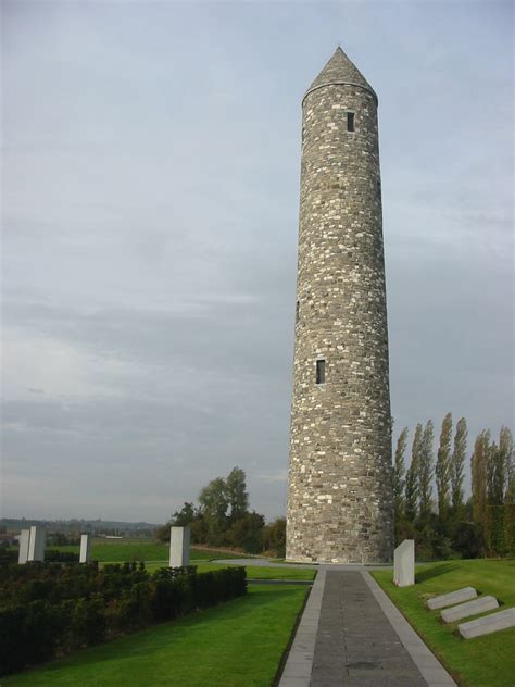 Filetower Irish Peace Park Mesen Belgium Wikimedia Commons