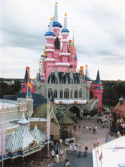 Back Of Cinderellas Castle During Wdws 25th Anniversarybirthday