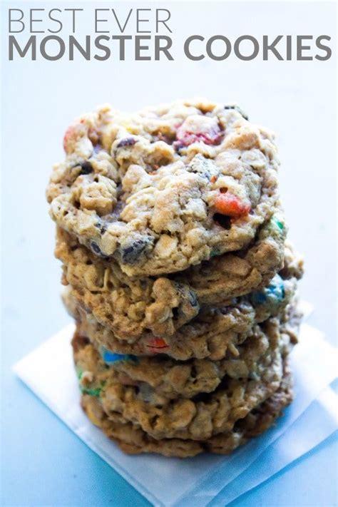 Best Ever Monster Cookies Recipe Desserts Best Cookies Ever Yummy