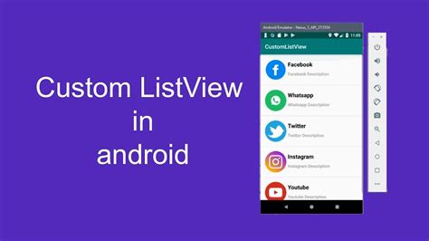 Android Custom Listview With Image And Text Riset