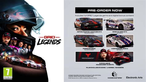 Grid Legends Release Date Bonus Content And Editions Revealed