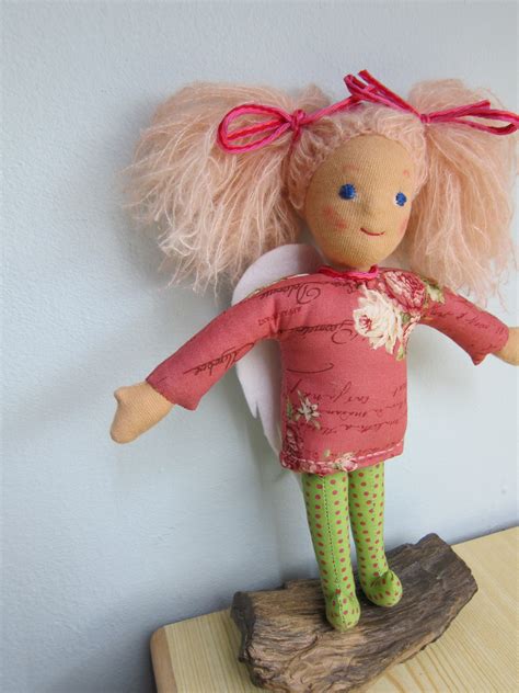 Guardian Angel Doll Fabric Doll Stella Made To Order Etsy