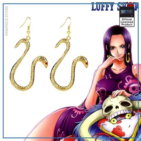 One Piece Anime Earrings Boa Hancock Official Merch One Piece Store