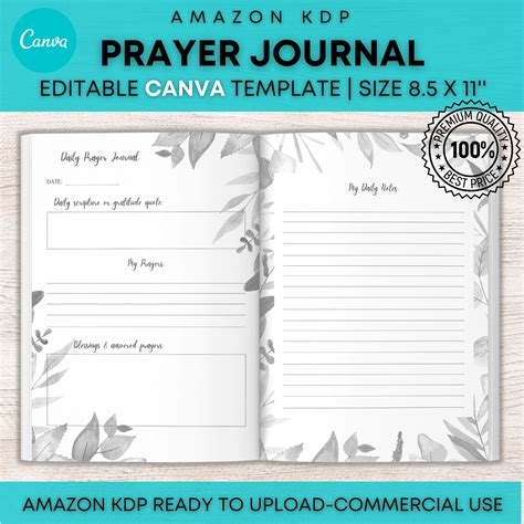 Printable Prayer Journal Template