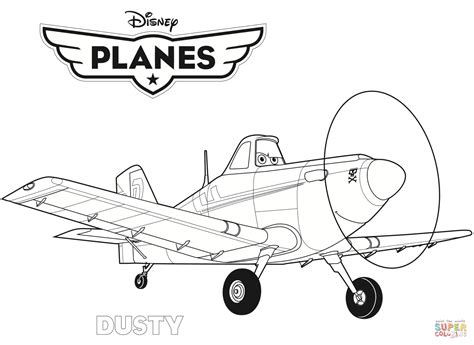 Disney Planes Dusty coloring page | Free Printable Coloring Pages