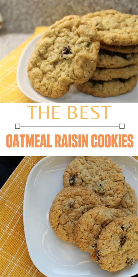 Soft, chewy, packed with raisins… you've got to try them. These oatmeal raisin cookies are soft and chewy and are perfect for … | Oatmeal raisin cookies ...