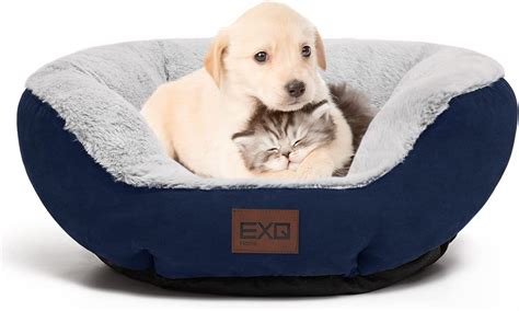 Buy Exq Home Soft Cat Beds For Indoor Catsfluffy Calming Cat Bed With