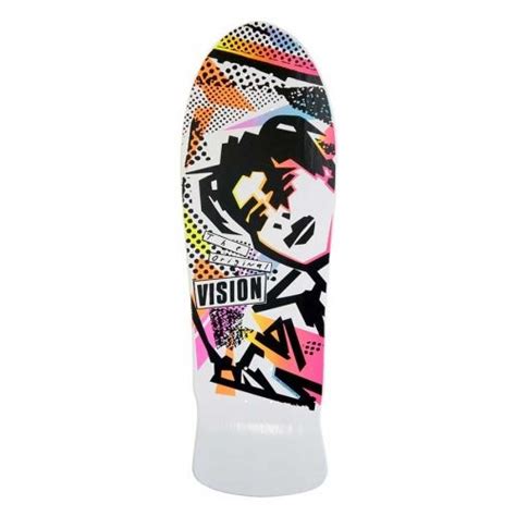 Vision Skateboards Vision Old School Gonz Re Issue Deck Whitewhite