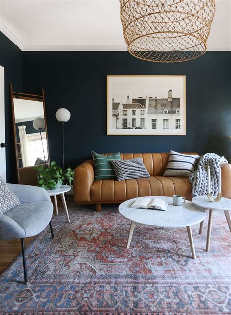 Dark And Moody Living Room Inspiration In 2022 Accent Walls In Living