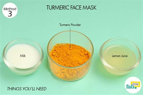 Turmeric Face Pack For Dark Spots Things Need Turmeric Face Pack