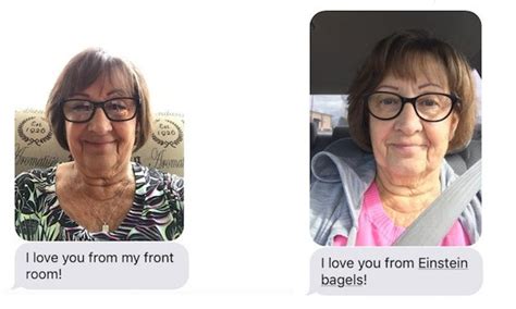Grandmas Selfie Updates To Granddaughter Are Too Adorable