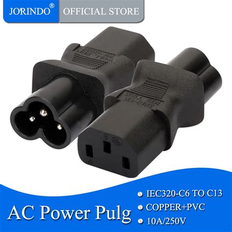 JORINDO IEC 320 C13 To IEC C6 IEC 3Pin Female To 3Pin Male Micky Power