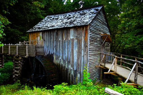 The Old Grist Mill Painting By David Lee Thompson