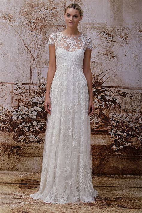 Wedding Dress By Monique Lhuillier Fall 2014 Bridal Look 17 Gelinlik