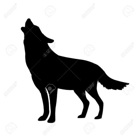 Howling Wolf Royalty Free Cliparts Vectors And Stock Howling Wolf