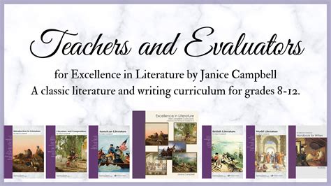 Teachers and Evaluators for Excellence in Literature - Excellence in