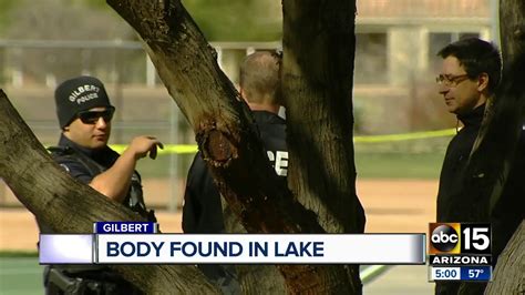 Body Found In Gilbert Lake Youtube