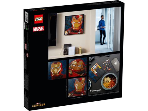 Lego® Art 31199 Iron Man De Marvel Studios La Cabane à Jouer