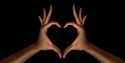 Heart Sign Gesture Black Woman Hands Iii Motion Graphics Videohive