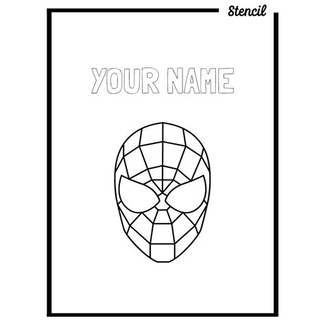 Spider-Man Outline | Templates | Stencil