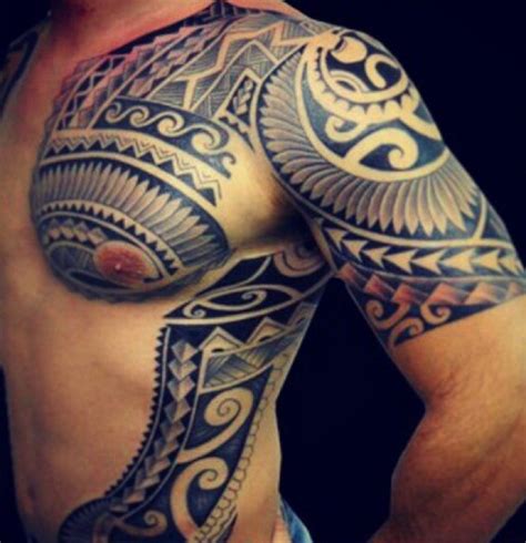 The polynesian tattoo history and meaning, with the best traditional polynesian tattoo designs and images for 2. 37 Tribal Arm Tattoos That Don't Suck - TattooBlend