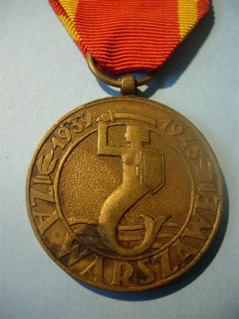 World War 2 Poland The Warsaw Medal 1939 1945 For Sale In Durban