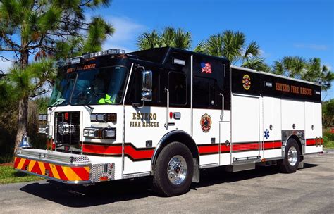 Estero Fl Fd Rescue 44 Sutphen Heavy Rescue Squad Fire Trucks Fire