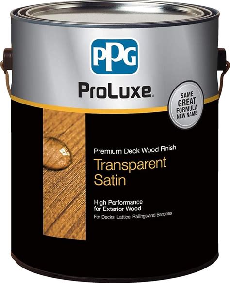 Ppg Proluxe Premium Deck Wood Finish 1 Gallon 077 Cedar Varnish