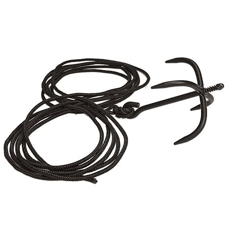 Miltec Grappling Hook With Rope And Safety Catch