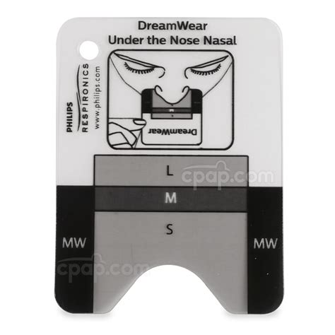 Cut along the dotted line around the fitting gauge. Sizing Gauge for DreamWear Nasal CPAP Mask | CPAP.com