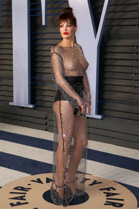 Singer Bleona Qereti Shocks Oscars After Party With Naked Dress Barnorama