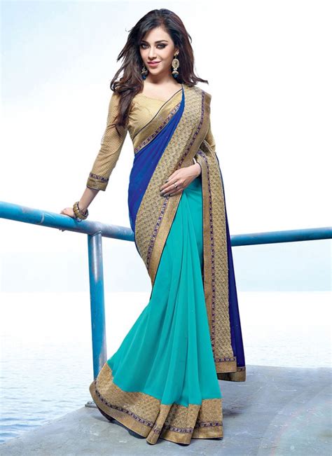 Latest Indian Party Wear Sarees Collection 2015 2016 28