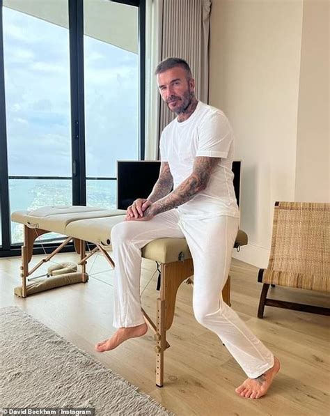 Victoria Beckham Shares Playful Snap Of Husband David As He Prepares To