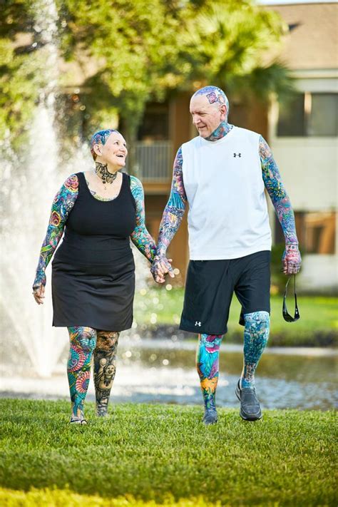 Senior Couple Breaks World Record For Most Tattoos On The Body Old