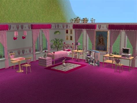 Barbie sisters bunk beds stacie doll. Mod The Sims - Barbie Bedroom set (Miss Wendy Heart ...