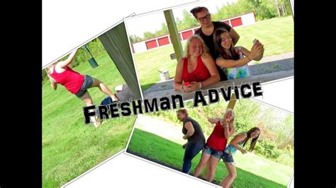 freshman experience advice youtube