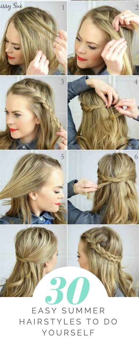 perfect easy hairstyles to do on yourself for beginners trend this years stunning and glamour