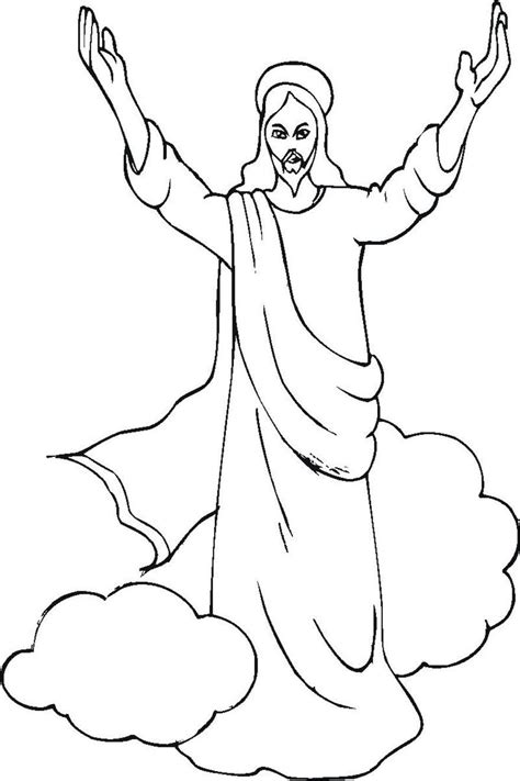 Angel tells the women that jesus has risen coloring page. Christ is risen.... | Bible coloring, Color