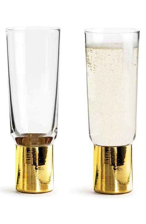 Vintage Beverage Gold Gilded Glasses Set Of 4 Highball Glasses Gold Embossed On Blue Glass