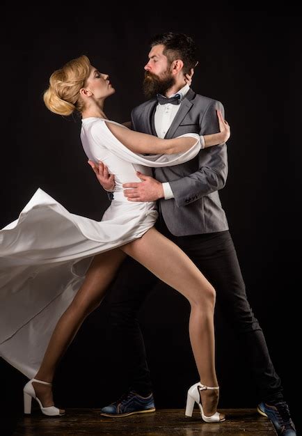 Premium Photo Sensual Couple Dancing Waltz Passion And Love Concept Waltz Dancing Salsa