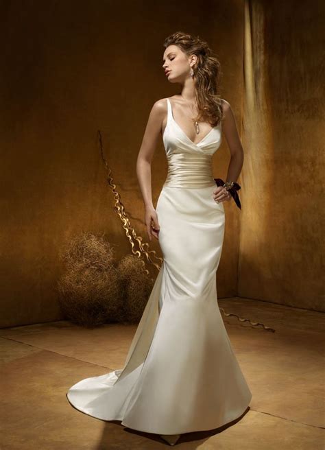 wedding dress silk satin